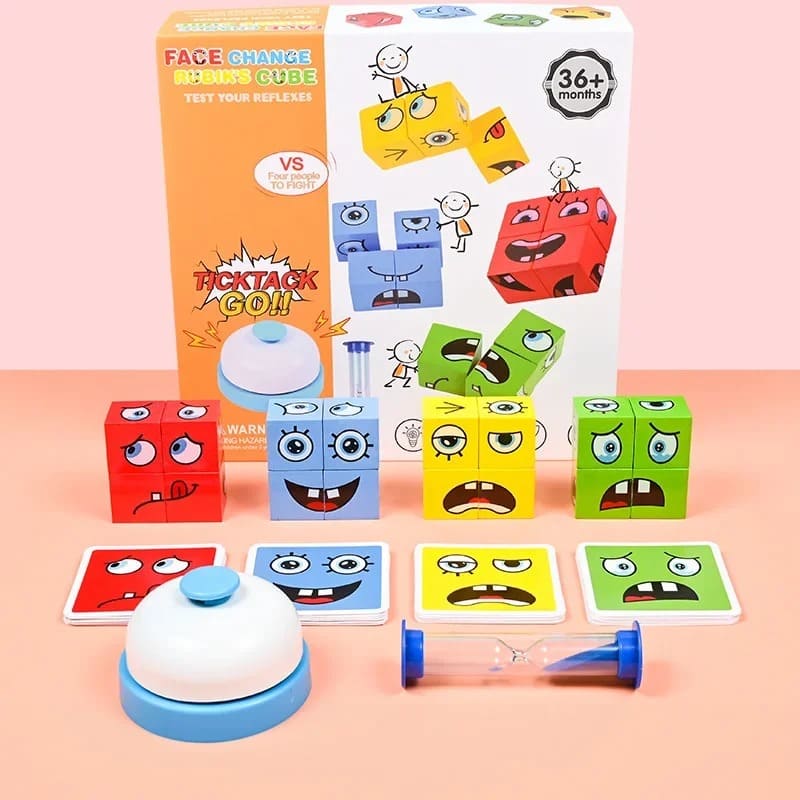 Cubo montesorri- Juego de emociones