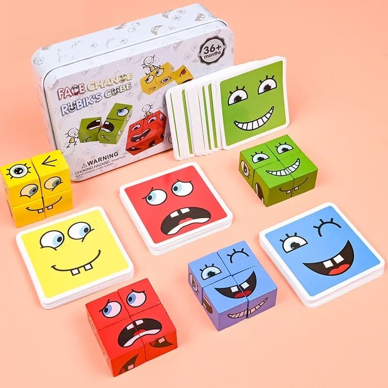 Cubo montesorri- Juego de emociones