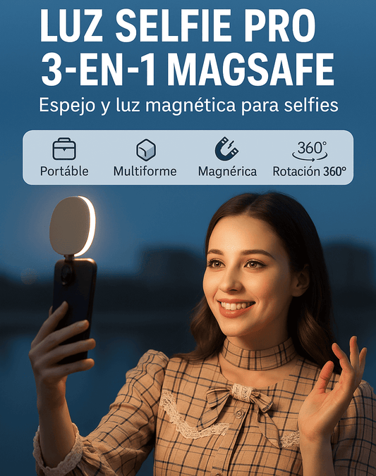 Luz Selfie Pro 3-en-1 MagSafe