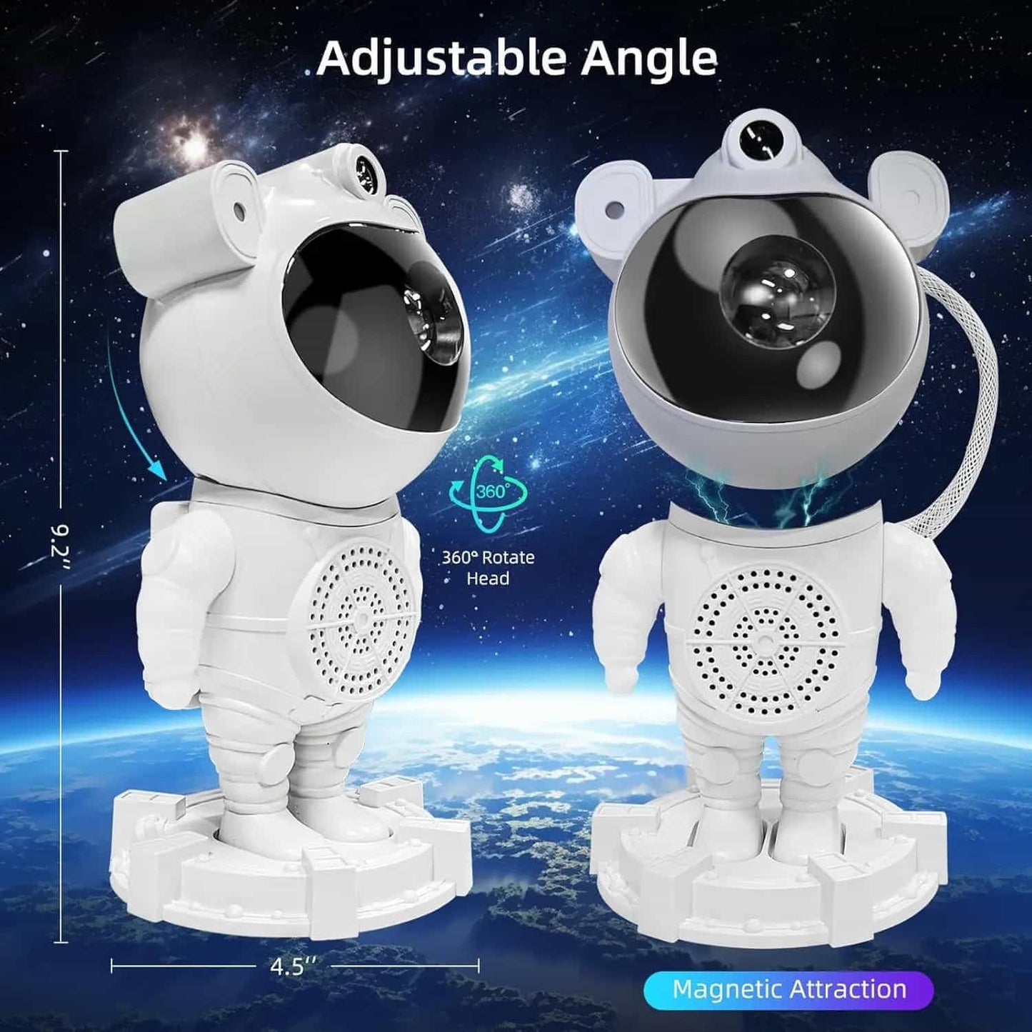 PROYECTOR ASTRONAUTA PARLANTE 360°