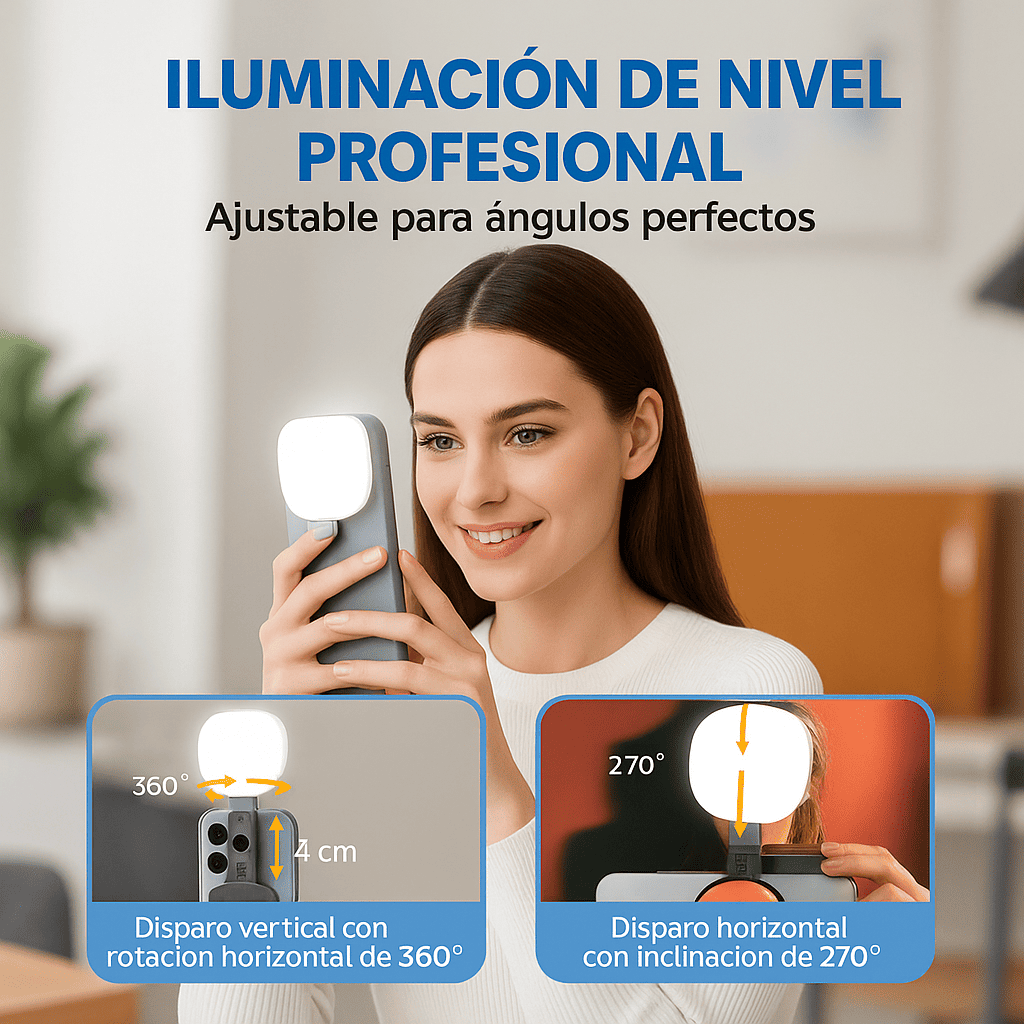 Luz Selfie Pro 3-en-1 MagSafe